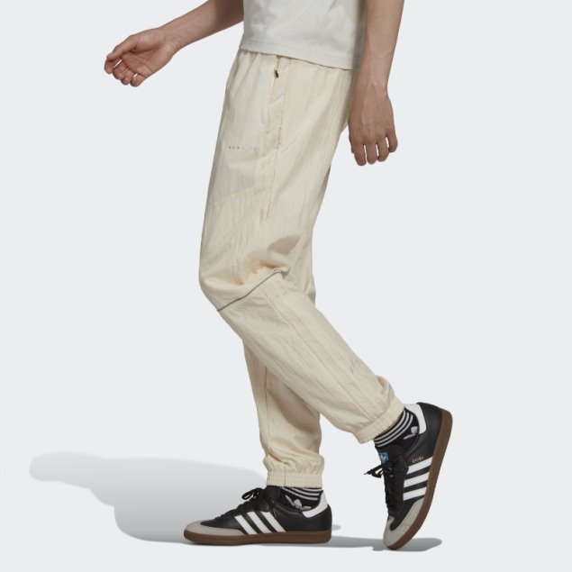 Pantalón De Chándal De Mezcla De Materiales Adidas Blanco