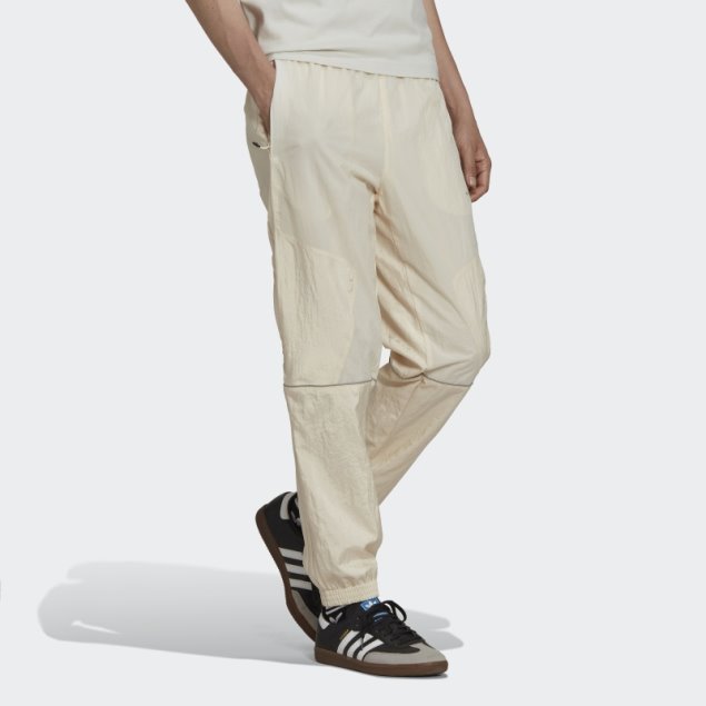 Pantalón De Chándal De Mezcla De Materiales Adidas Blanco