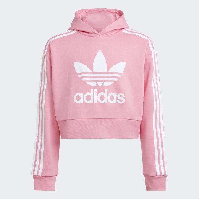 Sudadera Rosa Con Capucha Adicolor Adidas
