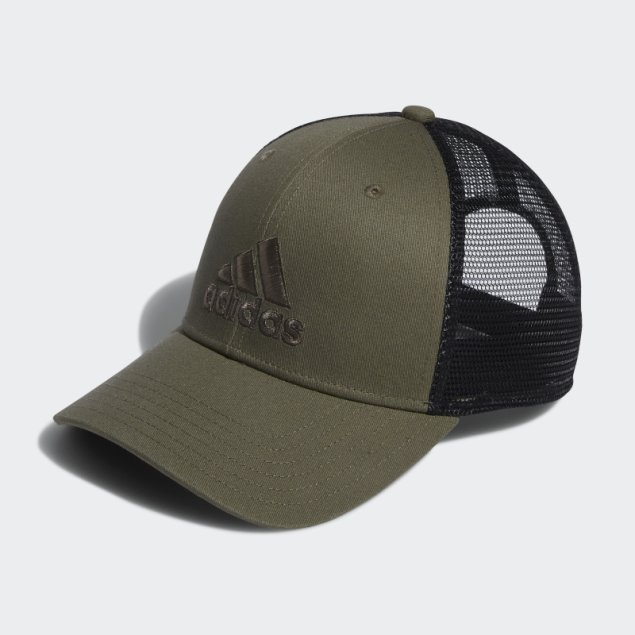 Adidas Gorra Snapback De Malla Estructurada Oliva Fuerte