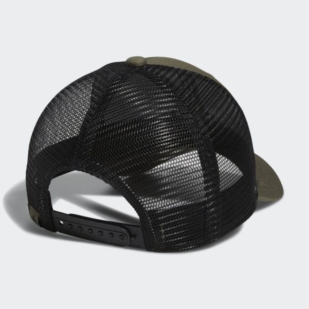 Adidas Gorra Snapback De Malla Estructurada Oliva Fuerte