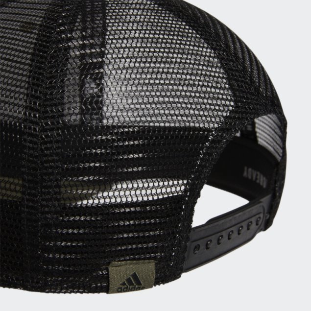 Adidas Gorra Snapback De Malla Estructurada Oliva Fuerte