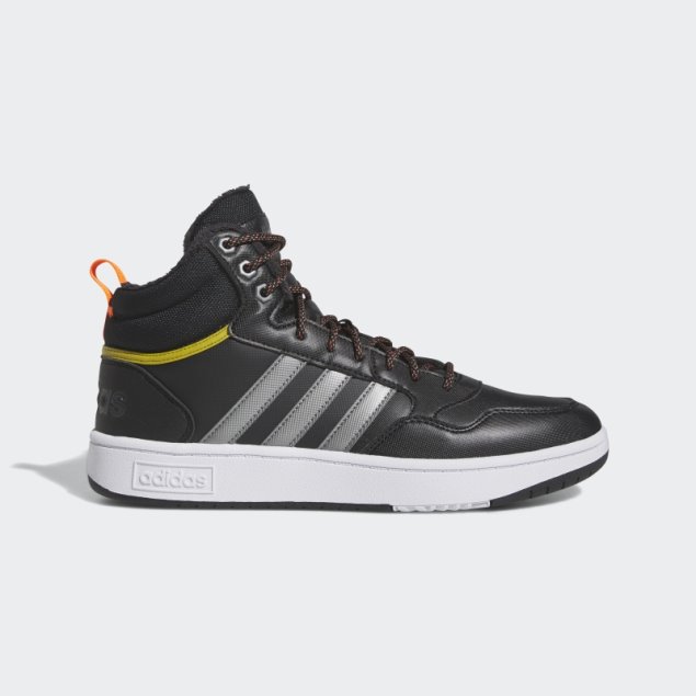 Adidas Hoops 3.0 Zapatos De Baloncesto De Estilo De Vida Medio Con Forro De Piel Clásico Para El Invierno