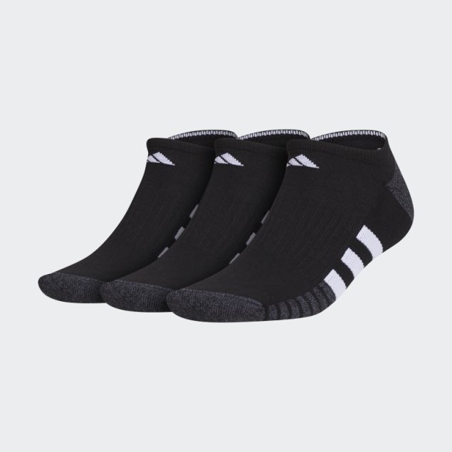 Calcetines Invisibles Acolchados 3 Pares Adidas Negro