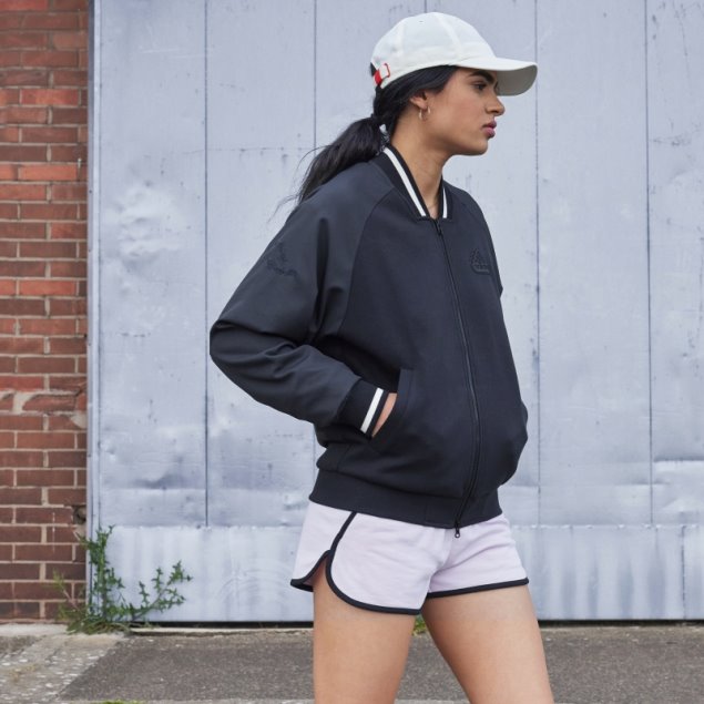 Chaqueta Bomber Estampada Negra Adidas (género Neutral) Moda