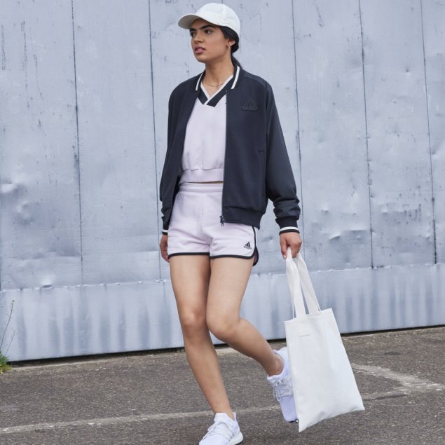 Chaqueta Bomber Estampada Negra Adidas (género Neutral) Moda