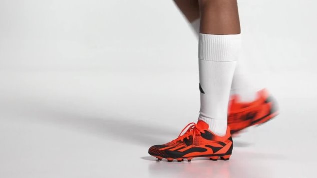 X Speedportal Messi.4 Tacos De Tierra Flexibles Adidas Naranja