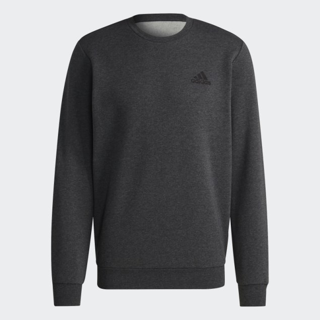 Sudadera Adidas Essentials Gris Oscuro Jaspeado