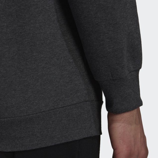 Sudadera Adidas Essentials Gris Oscuro Jaspeado