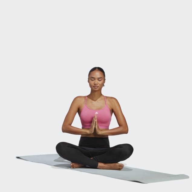 Sujetador Adidas Aeroreact Training Light-support Fucsia