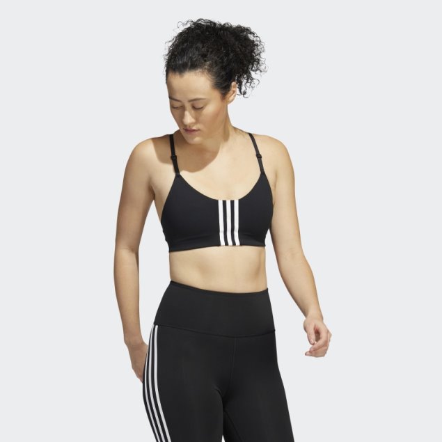 Sujetador Ligero De Entrenamiento Aeroimpact Negro Adidas