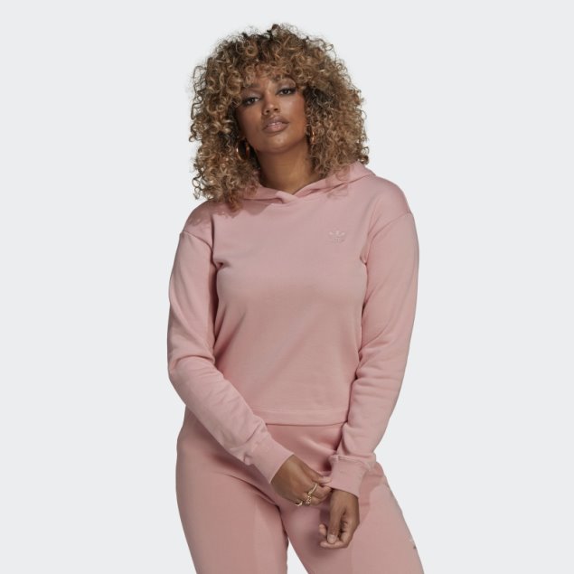 Adidas Sudadera Corta Malva