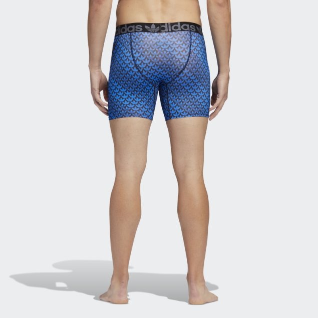 Calzoncillos Boxer Adidas Trefoil 2 Pares Pájaro Azul