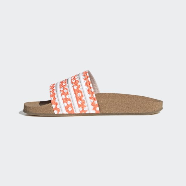Chanclas Adilette Adidas Beam Naranja