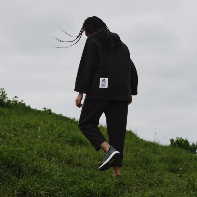 Sudadera Con Capucha De Felpa Francesa Invertida (género Neutral) Adidas Negro