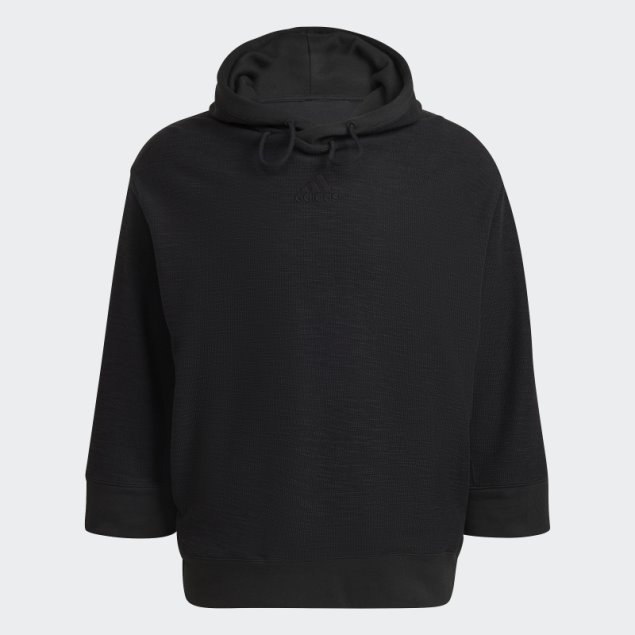Sudadera Con Capucha De Felpa Francesa Invertida (género Neutral) Adidas Negro