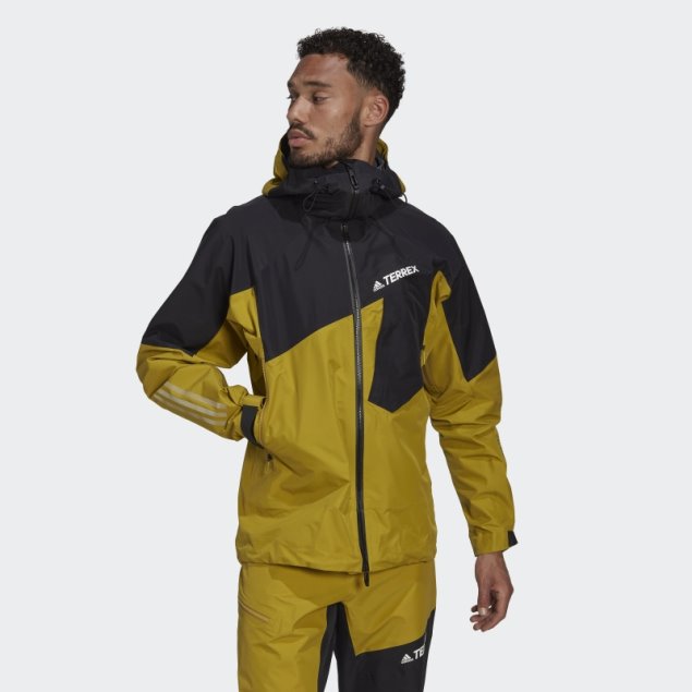 Chaqueta Terrex Techrock Gore-tex Pro Verde Oliva Adidas