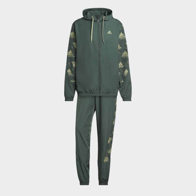 Chándal Tejido Con Estampado Integral Verde óxido Adidas