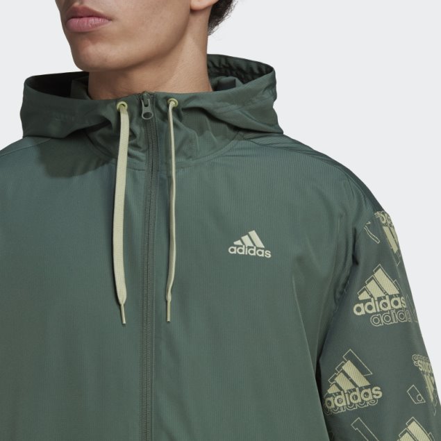 Chándal Tejido Con Estampado Integral Verde óxido Adidas