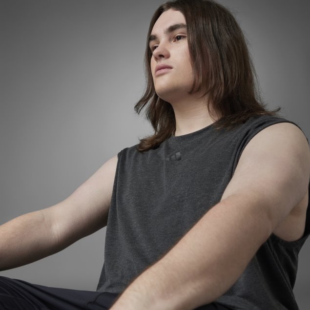 Camiseta Sin Mangas Adidas Balance Yoga Negra