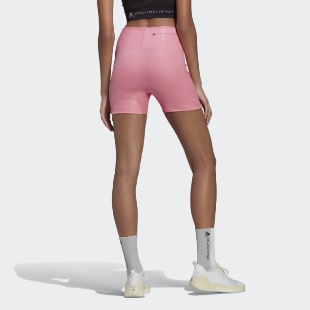 Adidas By Stella Mccartney Truestrength Yoga Mallas Cortas Rosa Fuerte