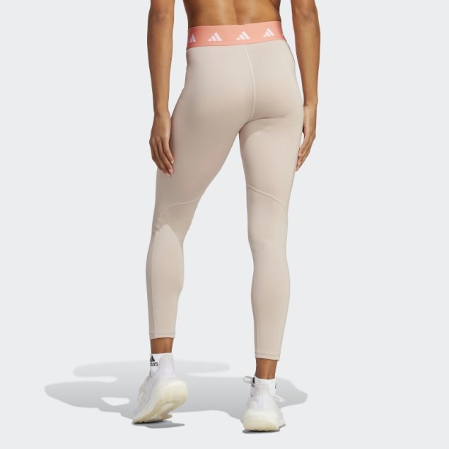 Leggings Adidas Techfit 7/8 De Color Topo