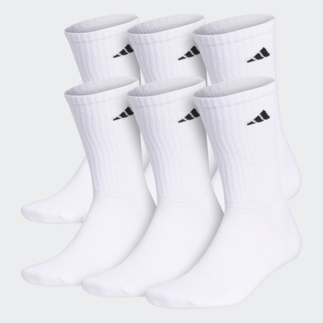 Equipo Atlético Acolchado 6 Pares Adidas Blanco