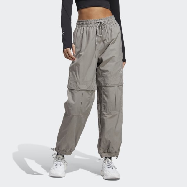 Adidas By Stella Mccartney Truecasuals Pantalones De Chándal Tejidos Sólidos Gris Paloma