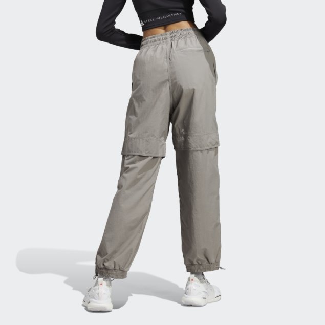 Adidas By Stella Mccartney Truecasuals Pantalones De Chándal Tejidos Sólidos Gris Paloma