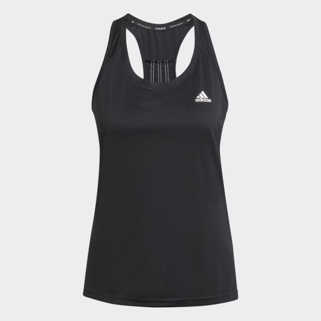 Camiseta Deportiva De 3 Rayas Diseñada Para Moverse Adidas Negra