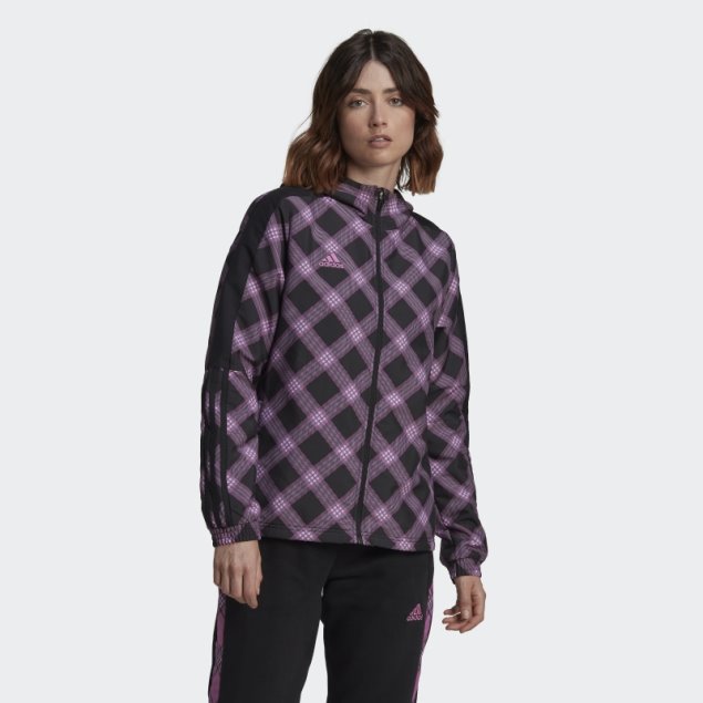 Cortavientos Adidas Tiro Winterized Lila