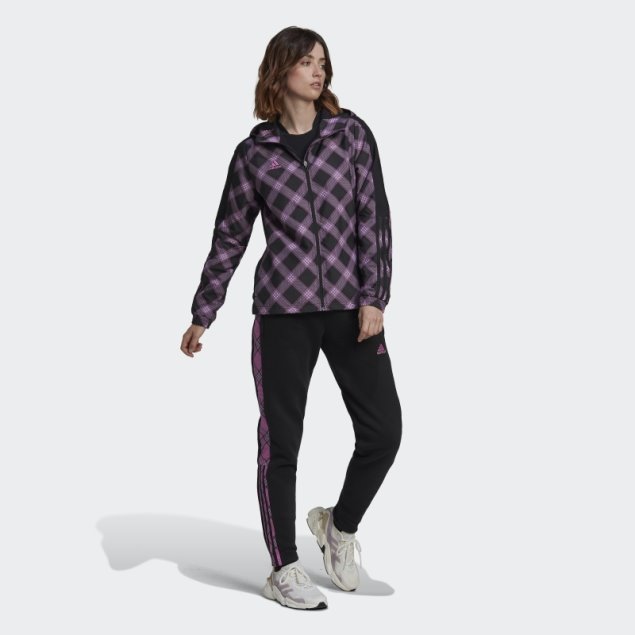 Cortavientos Adidas Tiro Winterized Lila