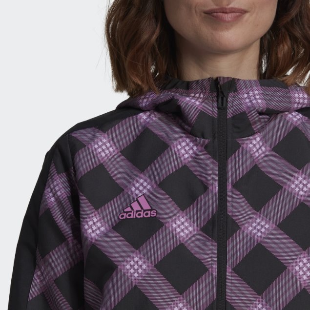 Cortavientos Adidas Tiro Winterized Lila
