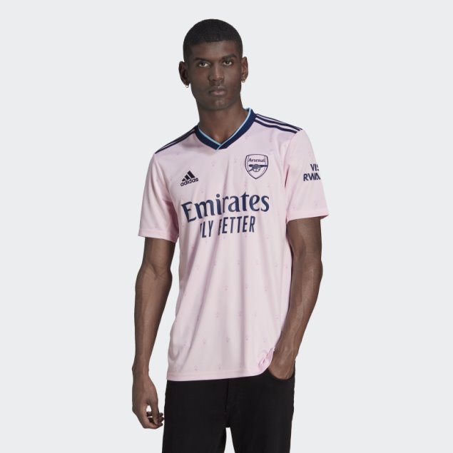 Camiseta Rosa Adidas Tercera Equipación Arsenal 22/23