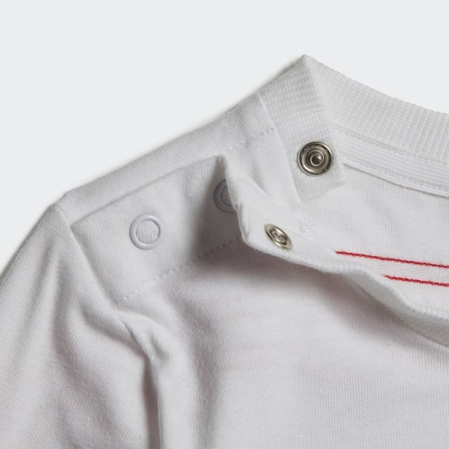 Adidas X Disney Mickey Mouse Conjunto De Mono Caliente Blanco