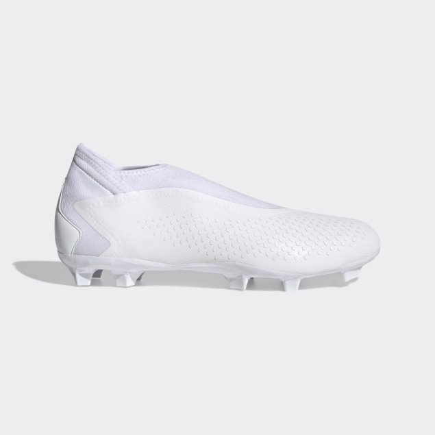 Adidas Predator Precision.3 Botas Para Terreno Firme Sin Cordones Adidas Blanco
