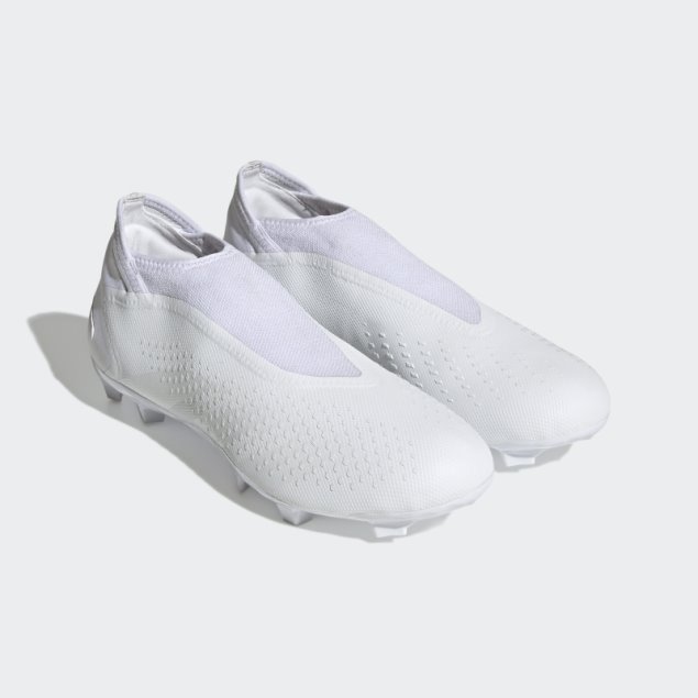 Adidas Predator Precision.3 Botas Para Terreno Firme Sin Cordones Adidas Blanco