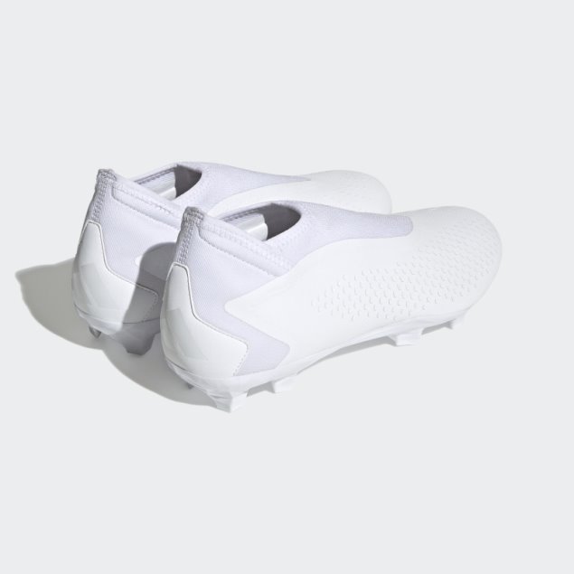 Adidas Predator Precision.3 Botas Para Terreno Firme Sin Cordones Adidas Blanco