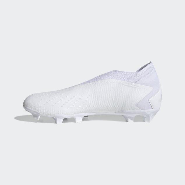 Adidas Predator Precision.3 Botas Para Terreno Firme Sin Cordones Adidas Blanco
