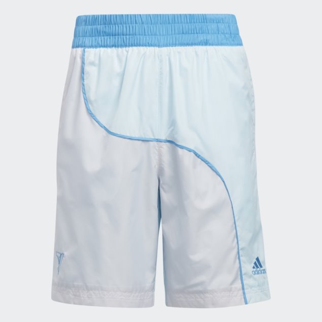 Niños Grandes Trae Jóvenes Pantalones Cortos Adidas Azul