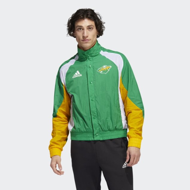 Chaqueta Retro Wild Reverse Adidas Verde Medio