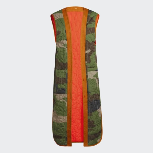 Abrigo Con Capucha De Sarga Dos En Uno (todos Los Géneros) Adidas Focus Naranja