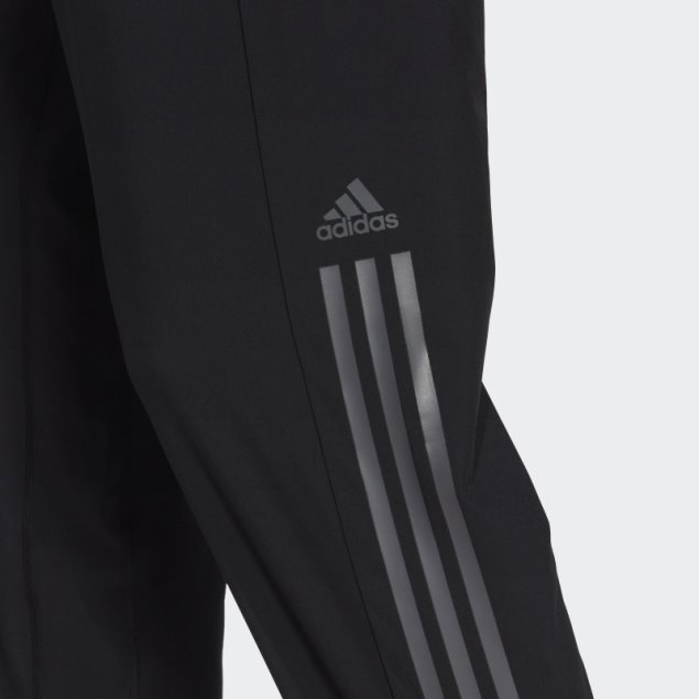 Pantalones Negros Con Cremallera Tejida Alphastrength De Adidas