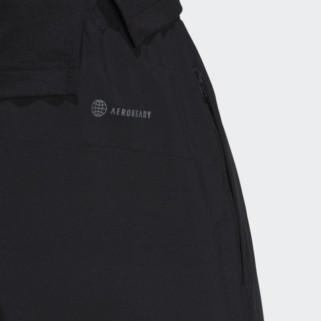 Pantalones Negros Con Cremallera Tejida Alphastrength De Adidas