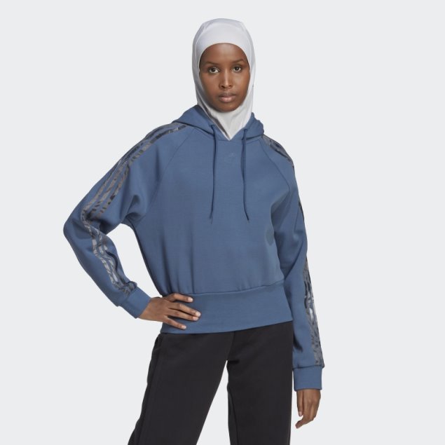 Sudadera Con Capucha Y Estampado Completo Adidas Steel