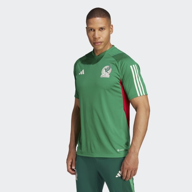 Adidas Mexico Tiro 23 Camiseta De Entrenamiento Verde
