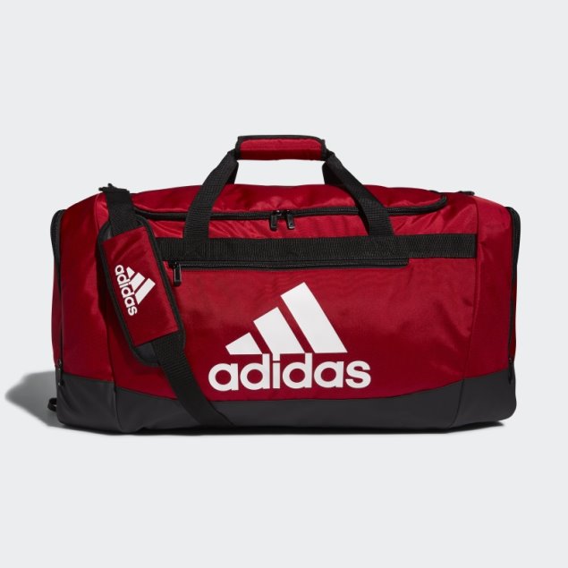 Adidas Defender Bolsa De Lona Grande Mazz Rojo