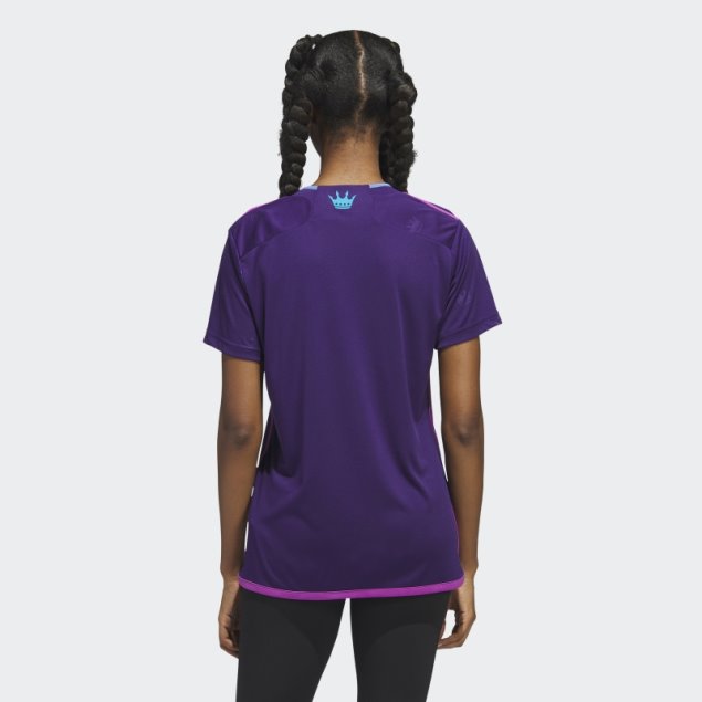 Camiseta Primera Equipacion Charlotte Fc 23/24 Violeta Oscuro Adidas