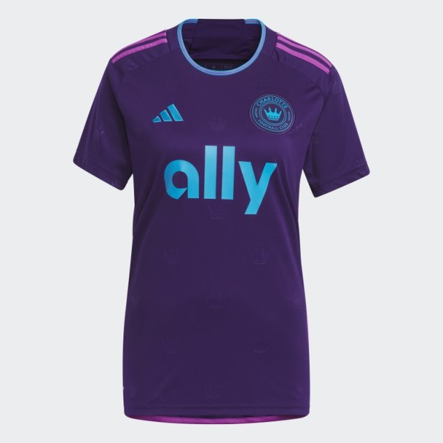 Camiseta Primera Equipacion Charlotte Fc 23/24 Violeta Oscuro Adidas