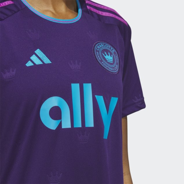 Camiseta Primera Equipacion Charlotte Fc 23/24 Violeta Oscuro Adidas